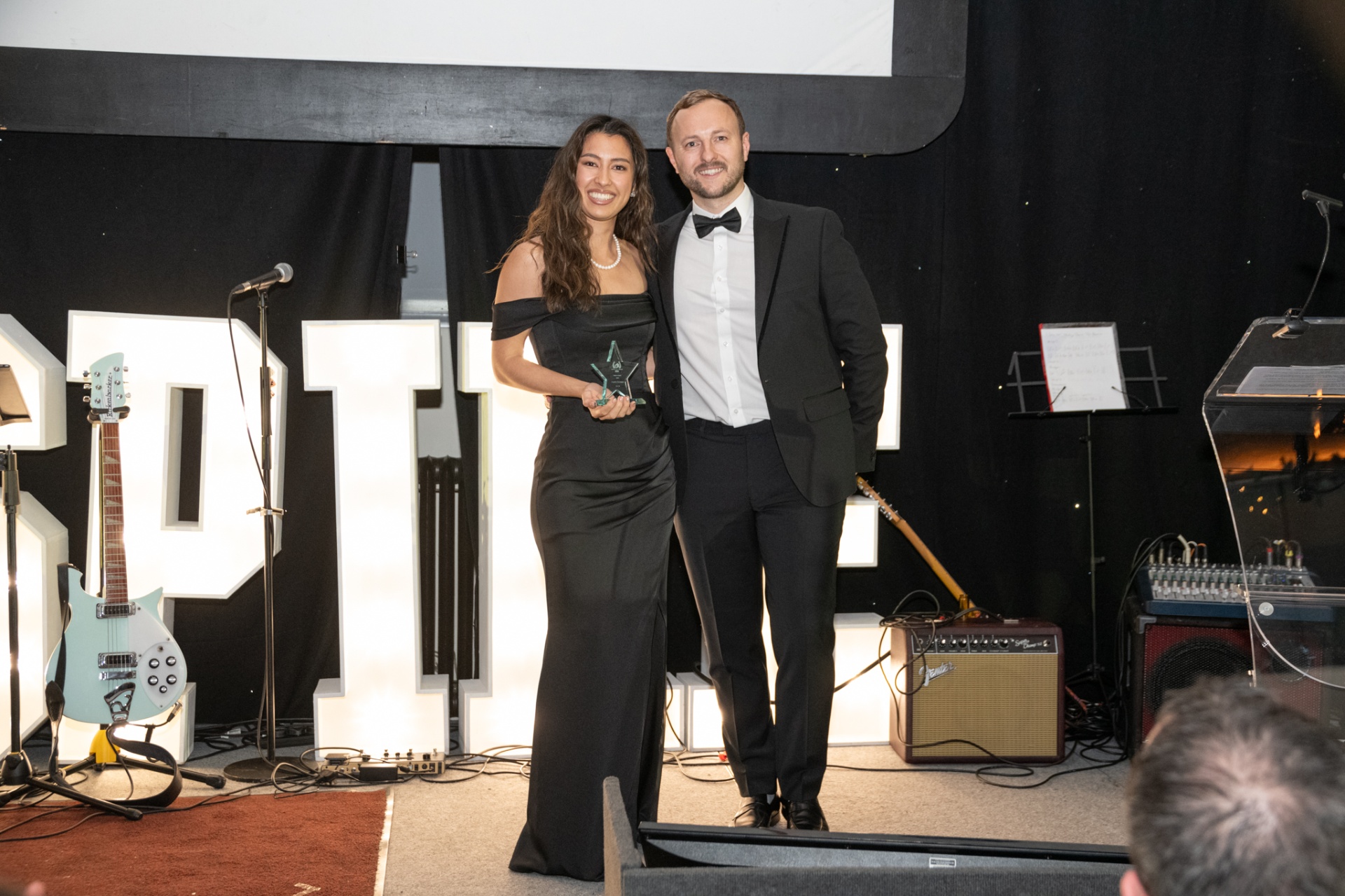 Angelica Sacrepaye with her Aspire Property Award 2024 trophy